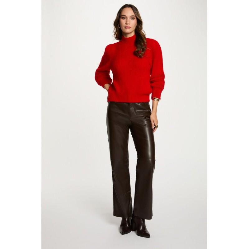 Pantalon similicuir marron femme Pantalon similicuir marron femme