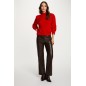 Pantalon similicuir marron femme Pantalon similicuir marron femme