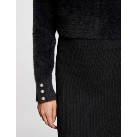 Robe pull midi ajustée