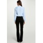 Pantalon ajusté velours sable femme