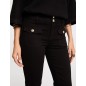 Pantalon ajusté velours sable femme