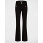 Pantalon ajusté velours sable femme