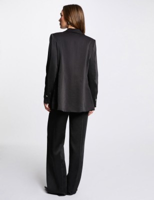 Blazer suédine noir femme