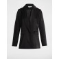 Blazer suédine noir femme
